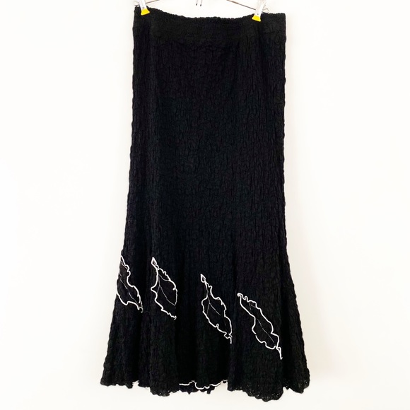 Rossi Roma 2 piece skirt and top set in black Sz M - Picture 10 of 11